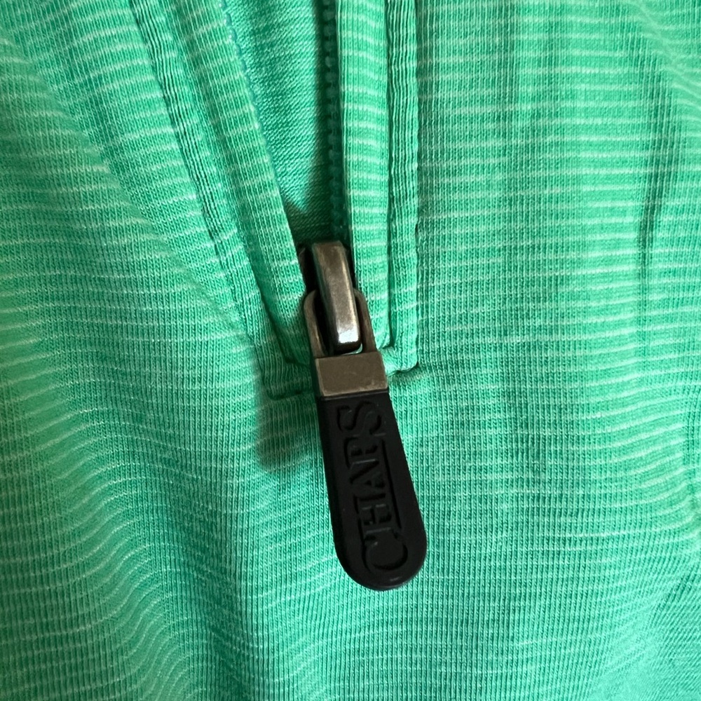Chaps Mint Green Quarter-Zip Tech Pullover Nwot - image 2